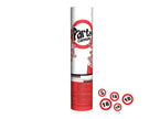 canon à confettis papier motif 18ans 20cm