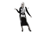 déguisement robe squelette 1pcs femme