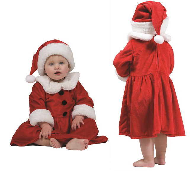 déguisement de noël santa pour bïbï fille