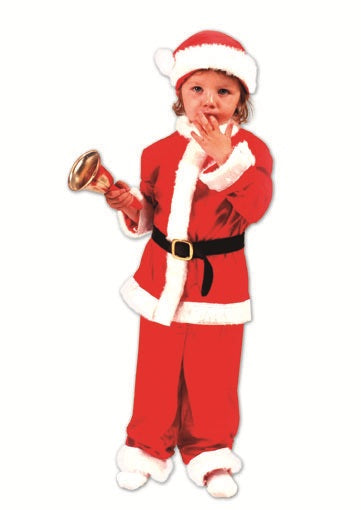 déguisement de petit garçon noël 4pcs luxe