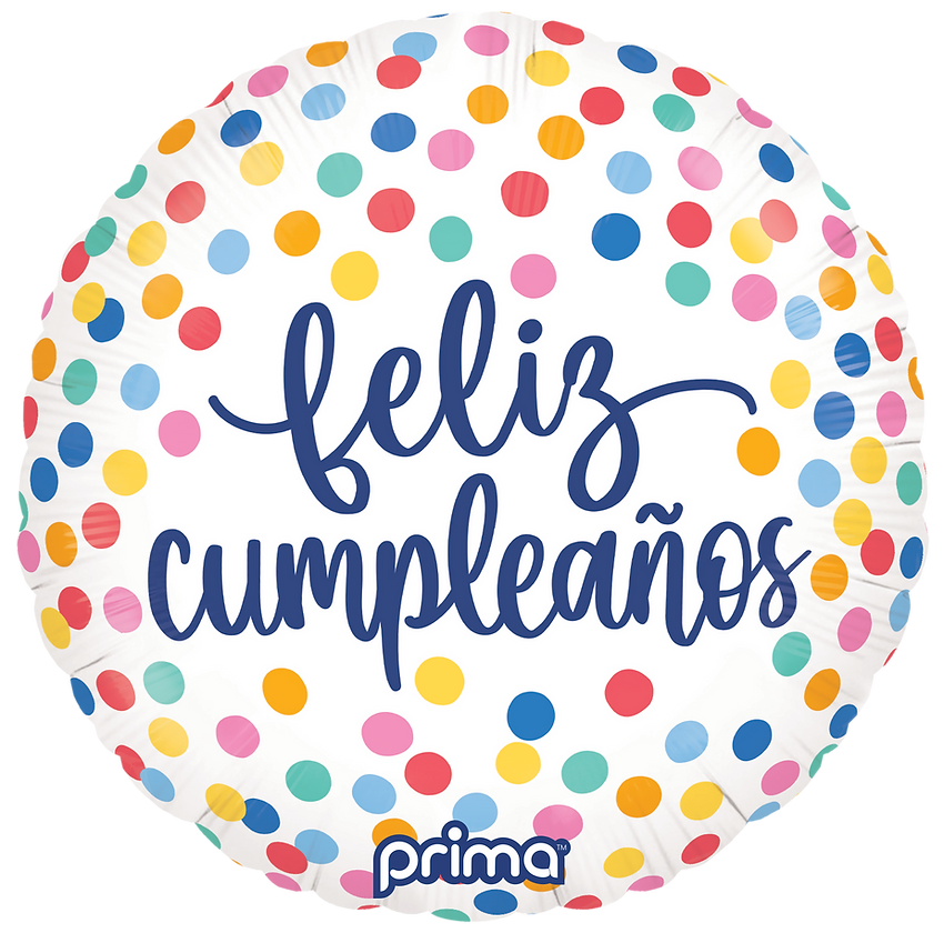 1 Ballon Alu Feliz Cumpleaños Papel Picado 18