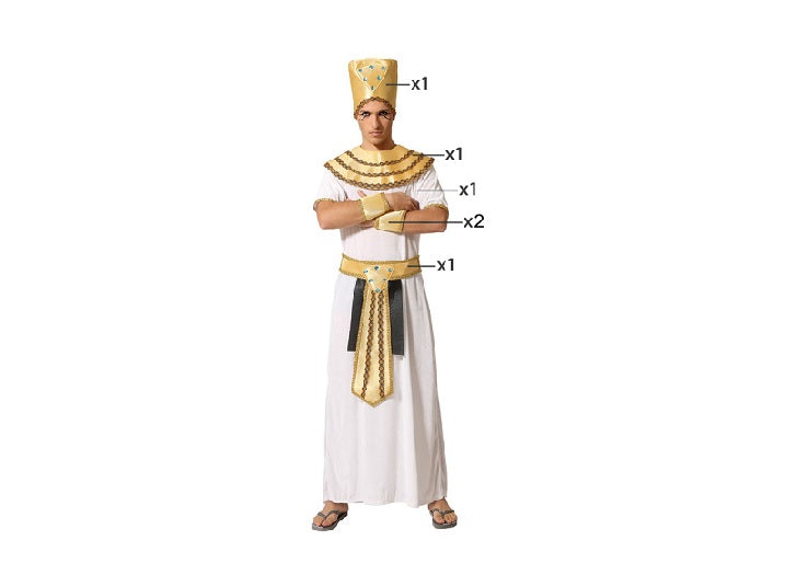 déguisement d'égyptien 6pcs homme