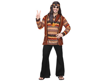 déguisement hippie homme 4pcs