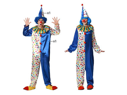 déguisement de clown 2pcs unisexe