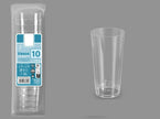 lot de 10 verres gobelets catavino réutilisables 9cl