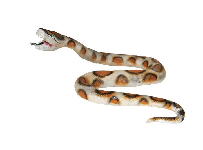 serpent python en plastique 1m60