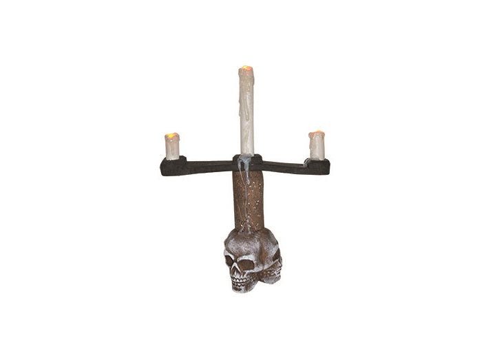 chandelier tête de mort lumineux 36cm