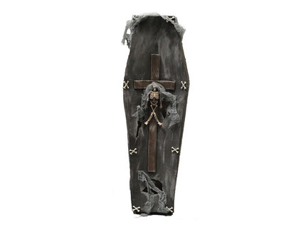 décoration d'horreur cerceuil lumineux 70cm
