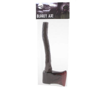 hache ensanglante en plastique 40cm