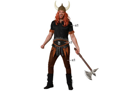 déguisement de viking gaulois 3pcs homme