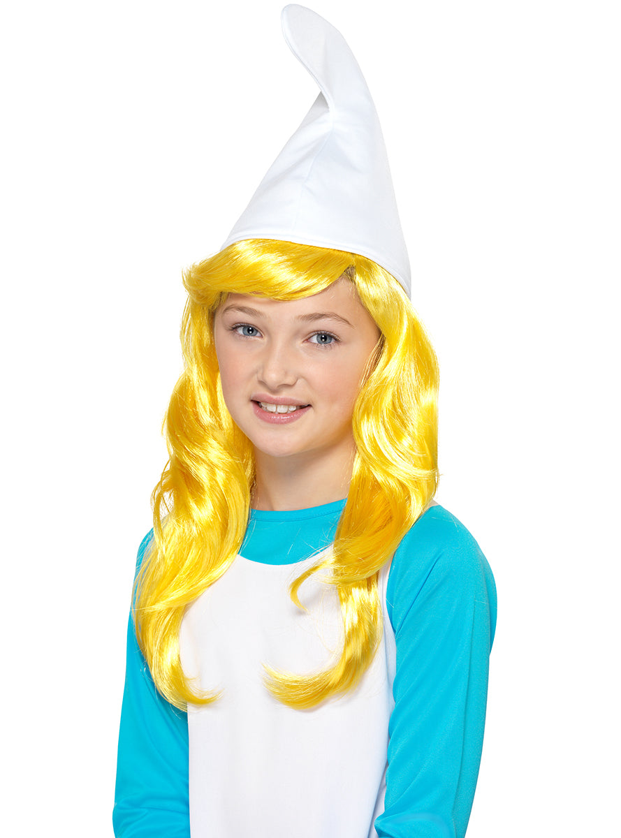 Perruque de Schtroumpfette pour enfant