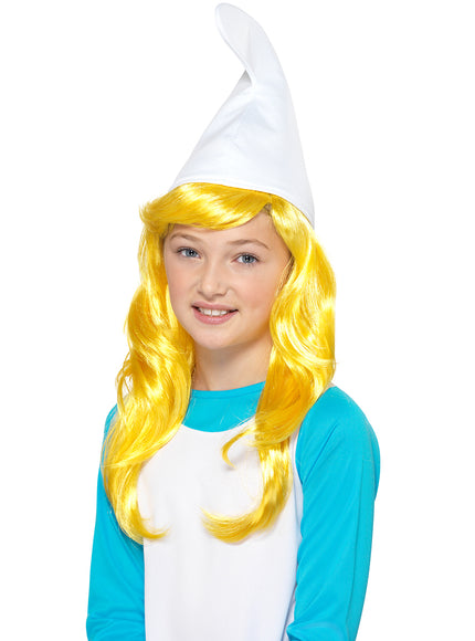 Perruque de Schtroumpfette pour enfant