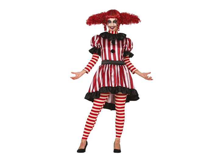 déguisement de clown diabolique 2pcs femme