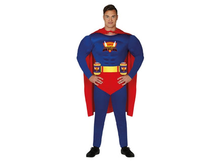 déguisement gag super buveur bleu 3pcs homme