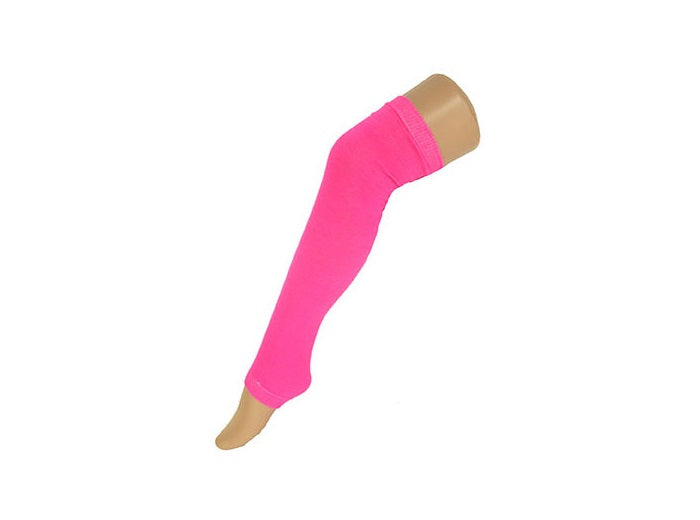 paire de jambière néon fluo pink 60cm