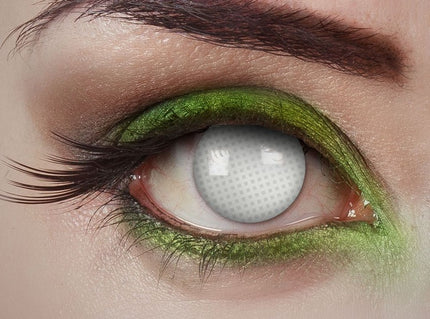 lentilles de contact recouvrantes photoshooting blanc 1 jour