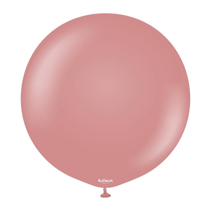 Ballons latex Kalisan Retro Rosewood, bois de rose