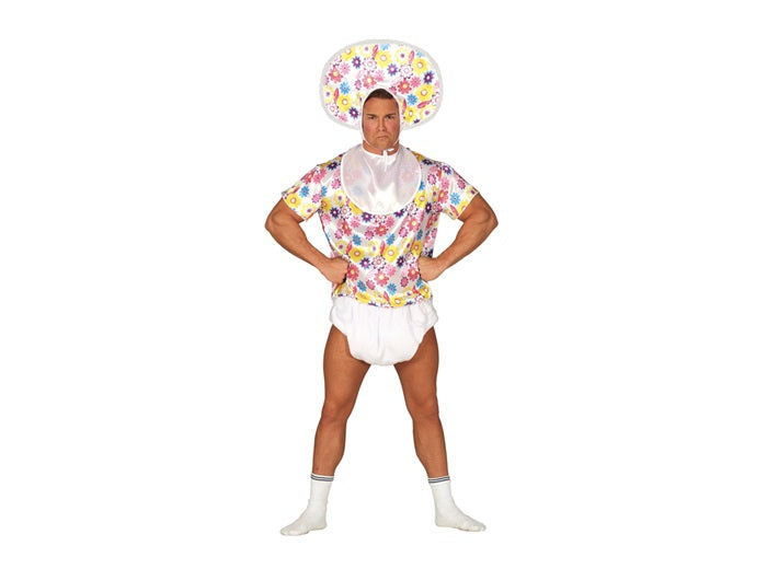 déguisement gag humour bébé avec couche 4pcs homme