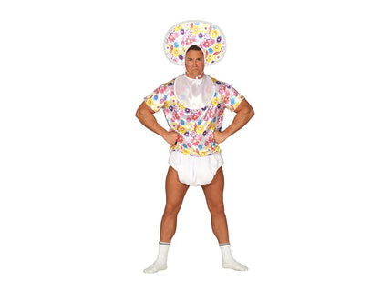 déguisement gag humour bébé avec couche 4pcs homme