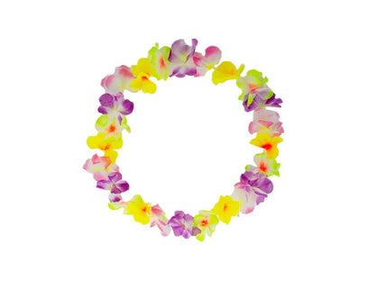 collier de fleurs, tahiti multicolore 60mm