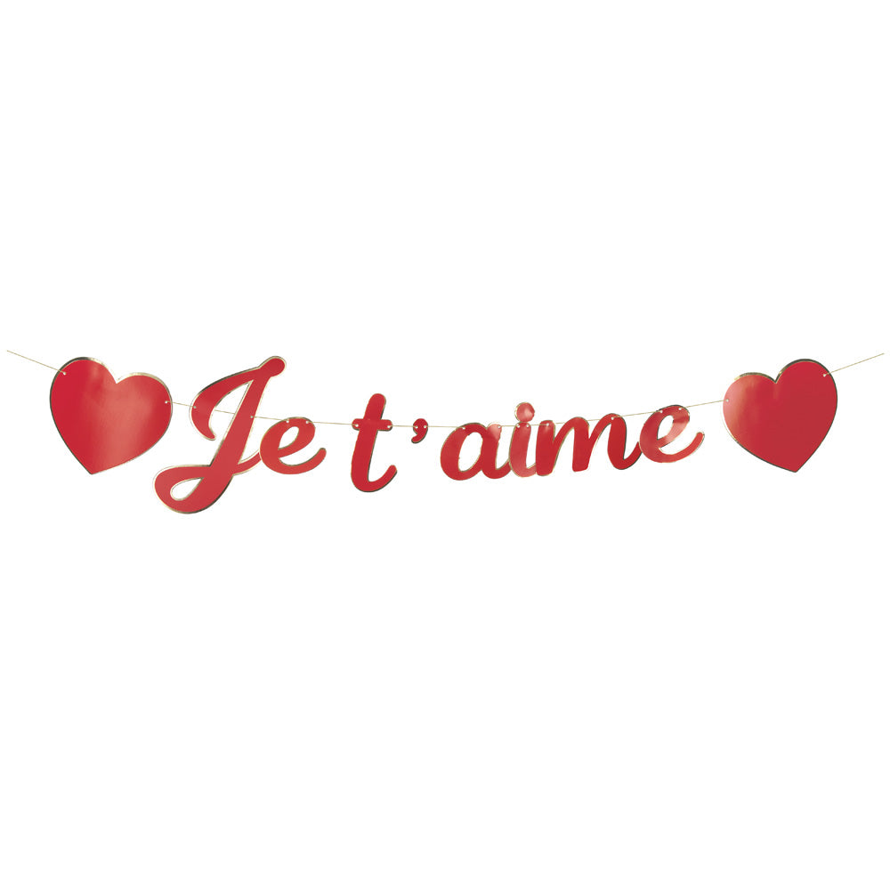 GUIRLANDE LETTRES JE T'AIME 2M