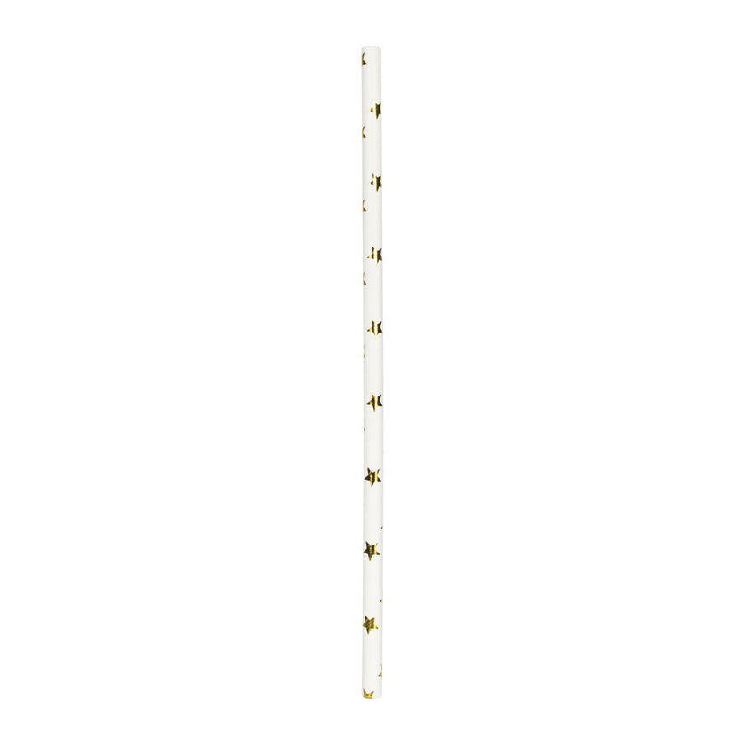SET 10 PAILLES BLANCHES BABY SWAN