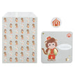 SET 8 INVITATIONS VINTAGE CIRCUS