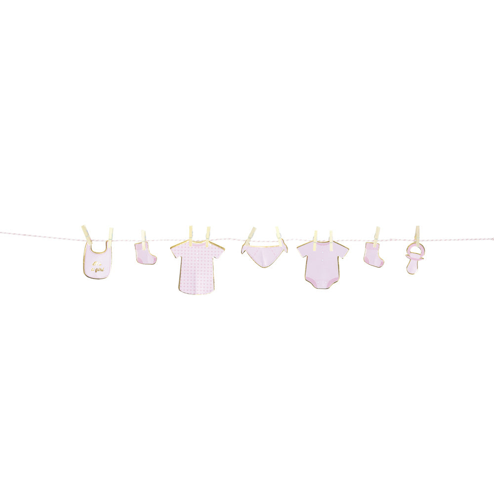 GUIRLANDE BABY GIRL DIY