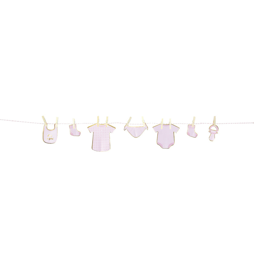 GUIRLANDE BABY GIRL DIY