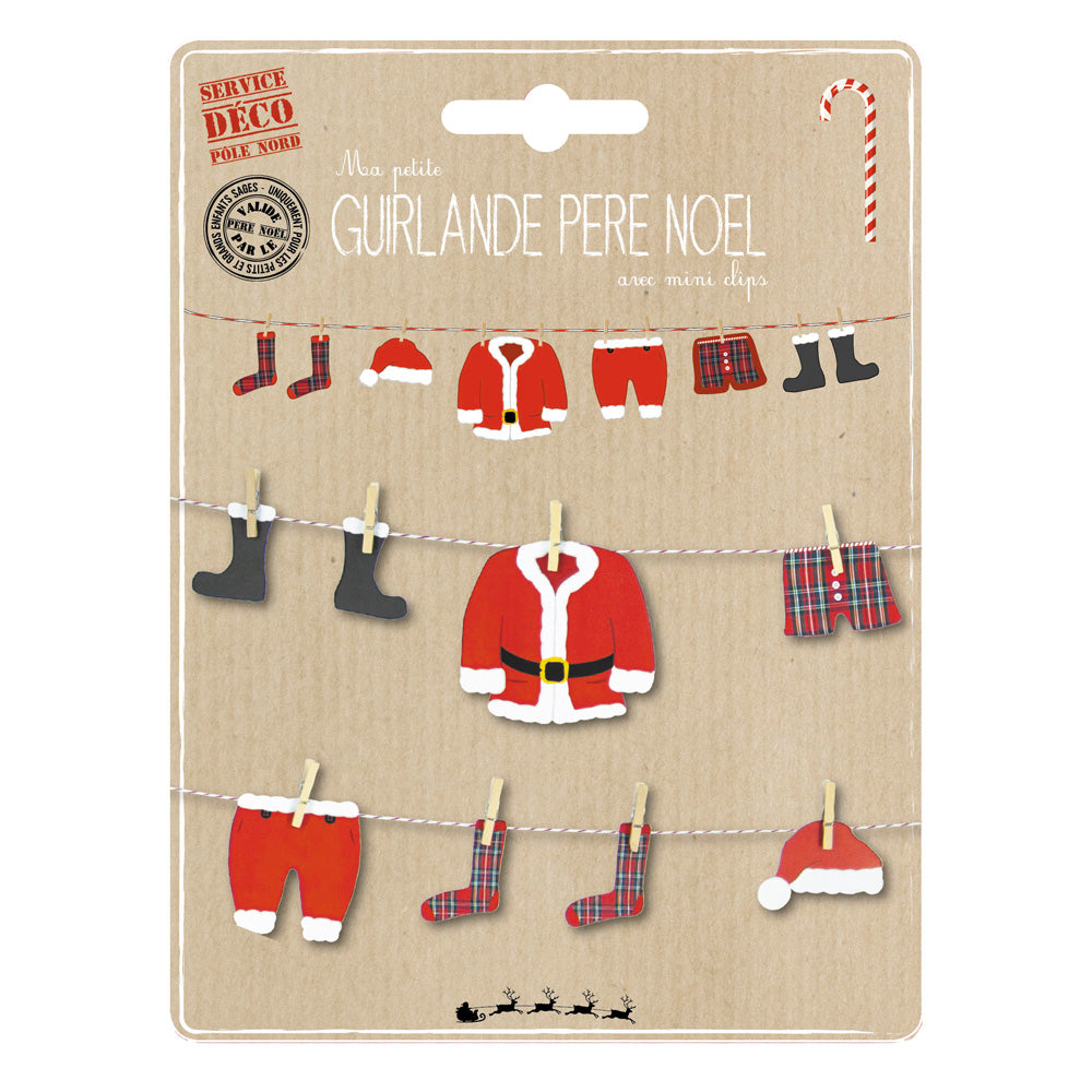 GUIRLANDE PERE NOEL DIY