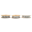 SET DE 3 ROULEAUX DE RUBAN IMPRIME MARIAGE