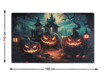 mur d'image photocall motifs citrouilles 1.8x1.1m