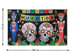 mur d'image photocall dia de los muertos 1.8x1.1m