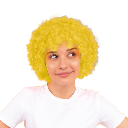 PERRUQUE POP JAUNE