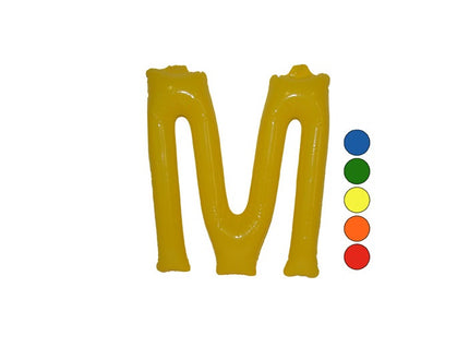 'm'' lettre gonflable 35cm