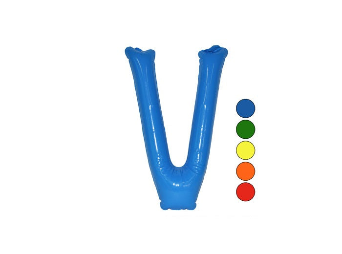 'v'' lettre gonflable 35cm