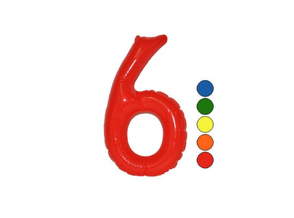 '6'' chiffre gonflable 35cm