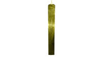suspension métallisée cylindrique or 2.37x0.3m