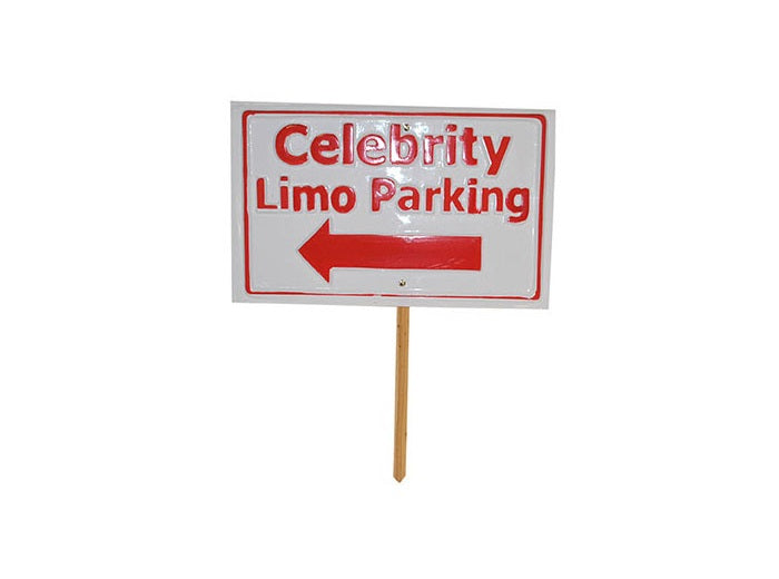 panneau entrée celebrity parking 29cm