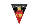 guirlande 10 fanions v.i.p 5m