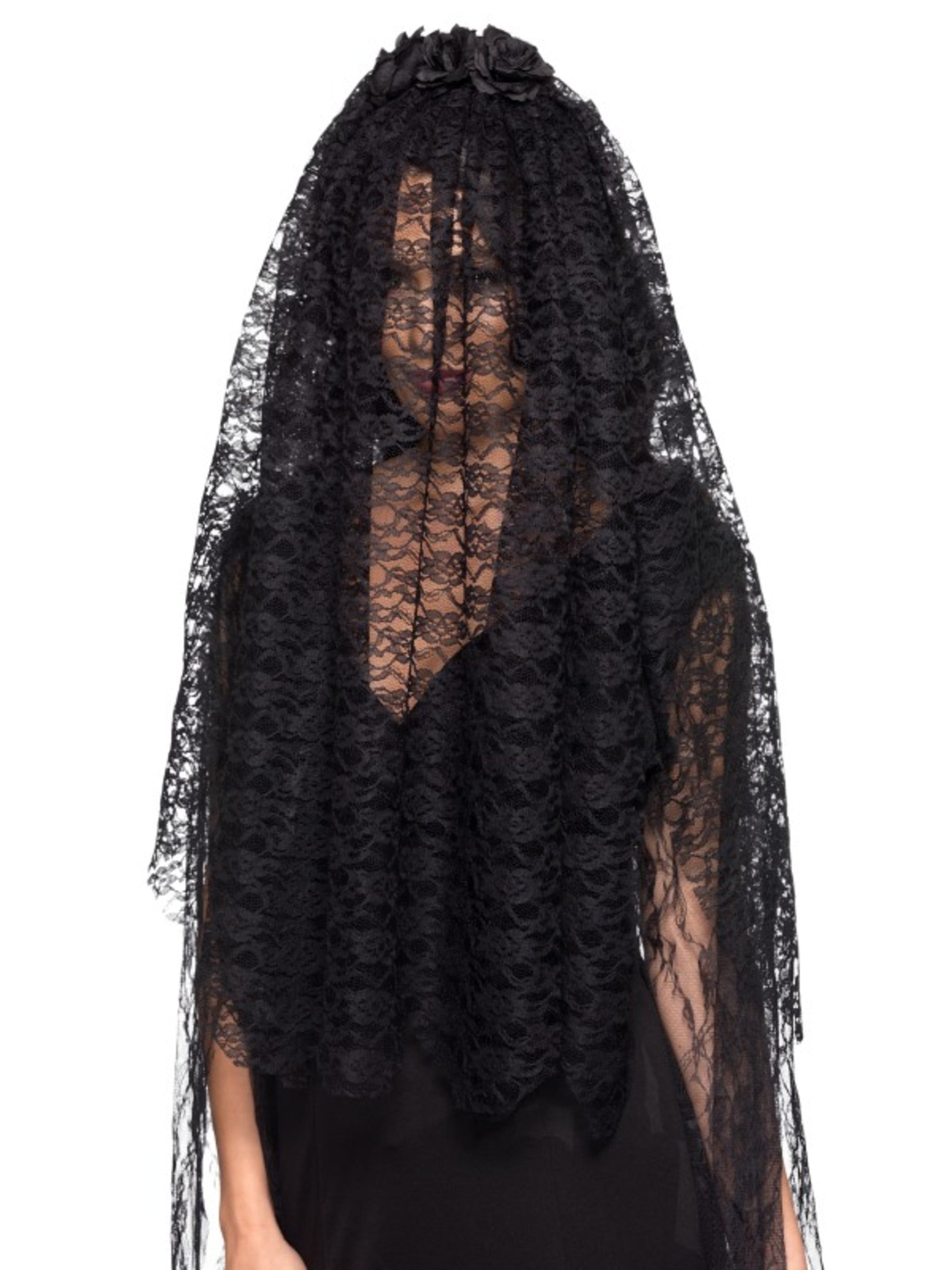 Voile mariée noir femme
