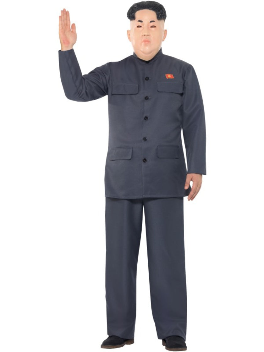 Déguisement président coréen gris homme