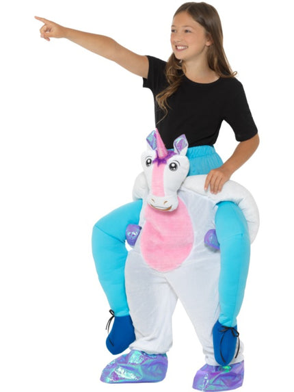 Déguisement porte-moi licorne blanche enfant