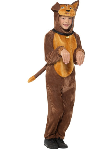 Déguisement petit chien marron enfant