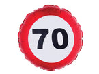 ballon anniversaire aluminium 55x45cm 70 ans