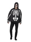 Poncho squelette adulte
