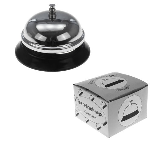 sonnette de concierge metal chromé