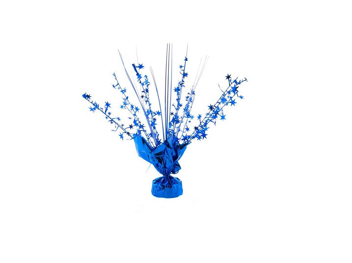 poids pour ballon bleu brillant 30cm