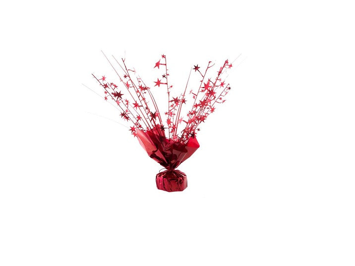 poids pour ballon rouge brillant 30cm