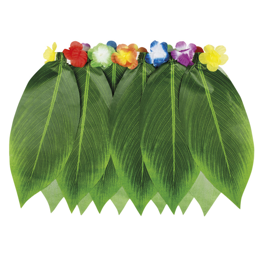 Jupe hawaïenne verte adulte